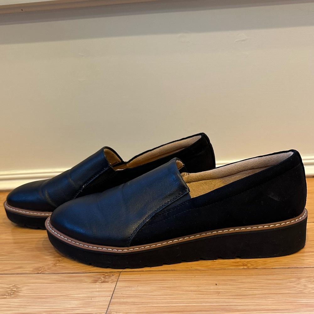 Naturalizer Platform Memory Foam Women’s Loafers Color Black Size 10